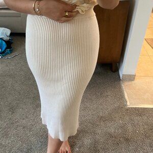 Grace and Mila beige skirt / amazing quality and fabric!